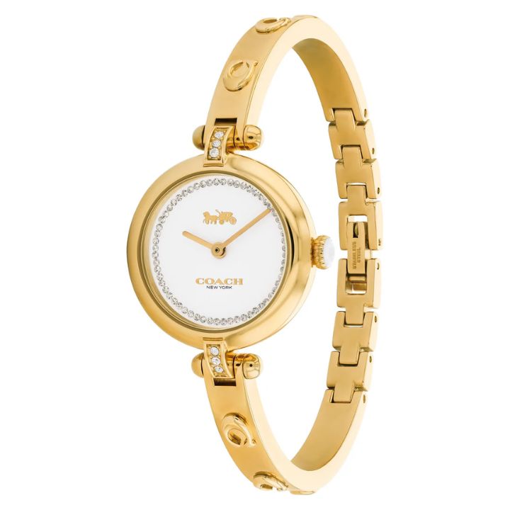 Shop Coach Gold Bracelet Watch